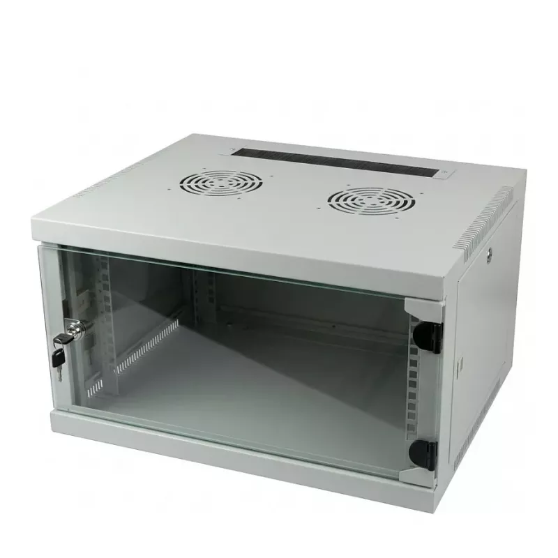 ALLNET 19 palcový nástenný rozvádzač 4U 1-dielny 594x541mm svetlosivá séria SMQ