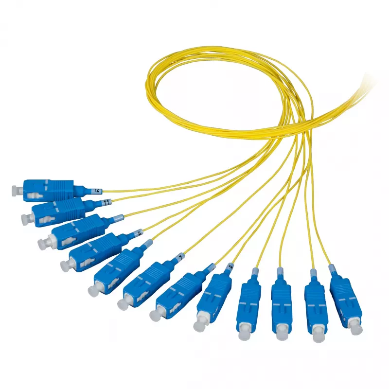 EFB Elektronik FTTH Pigtail SC/APC OS2 G.657.A2 9/125µm žltá 2m