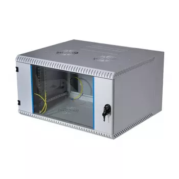 EFB 19 palcový nástenný rozvádzač 12U, výklopný, 2-dielny, RAL 7035, hĺbka 500 mm