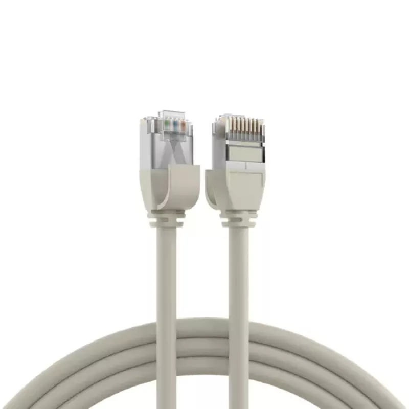 EFB Elektronik RJ45 Patchkabel Cat.6A U/FTP TPE 4mm Ultraflex sivý 1m