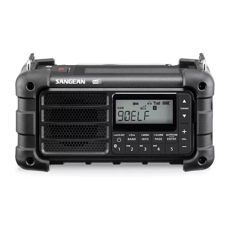 Sangean MMR-99 DAB čierne núdzové/kľukové/solárne rádio