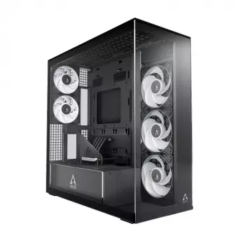 ARCTIC Xtender VG Midi-Tower PC skriňa, ATX, čierna, číre sklo