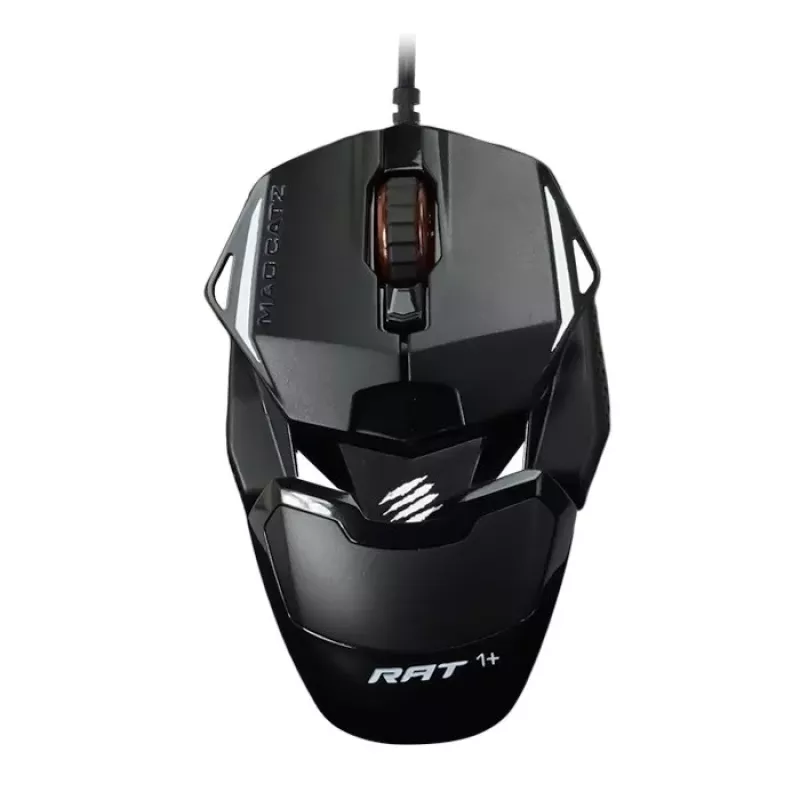 Mad Catz THE AUTHENTIC R.A.T. 1+ herná myš (MR01MCINBL000-0) - čierna/červená