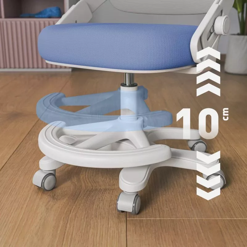 MARK ADLER Junior 4.3 modro-sivá otočná stolička