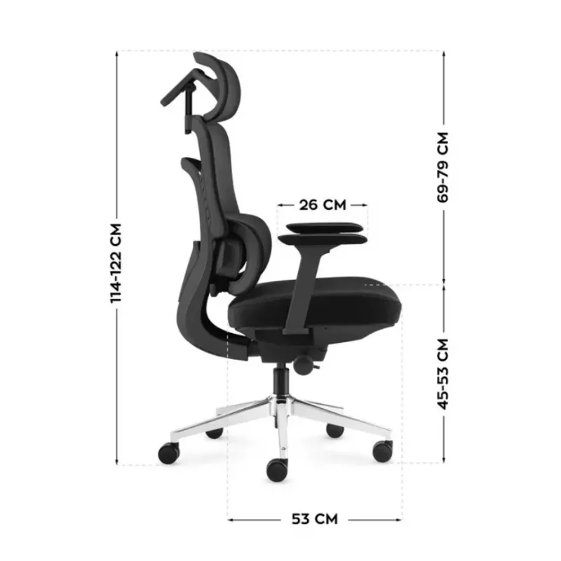 MARK ADLER Visioner 6.1 Black N kancelárska stolička