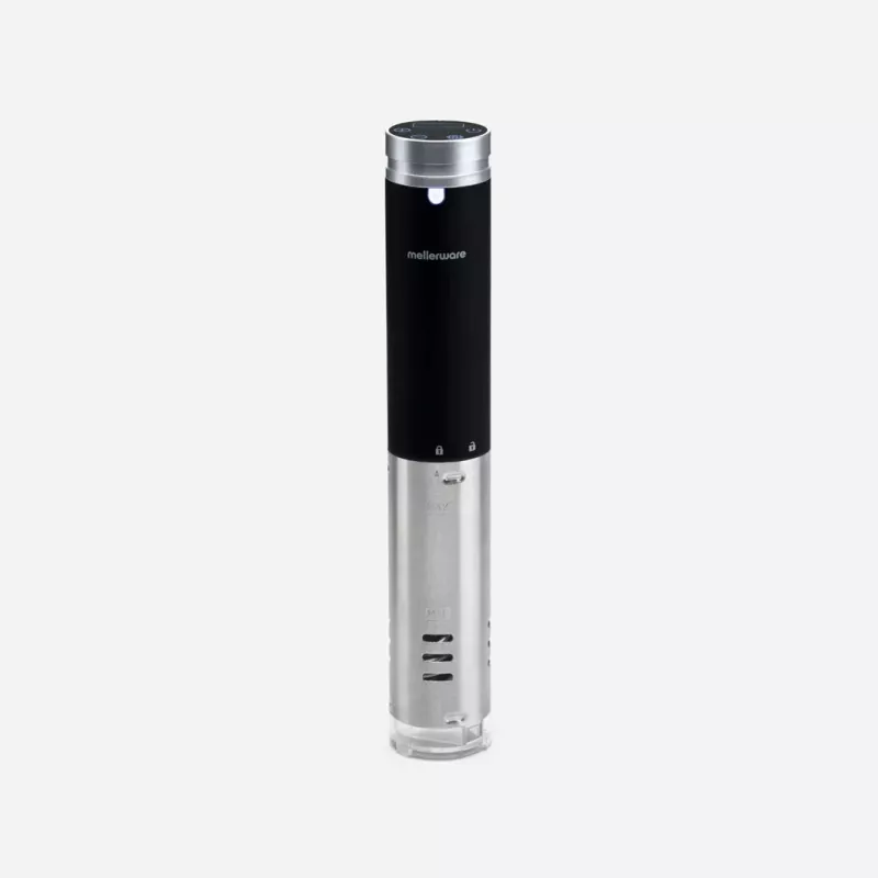 Mellerware Cheffy prístroj na sous vide varenie čierny, nerezová oceľ