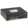 Hikvision DS-3T1506HP-EI-UPS LinkVu Smart Managed Industrial Solar PoE Switch, 6-portový, 4x PoE++ 90W, 110W Budget, integrovaná USV
