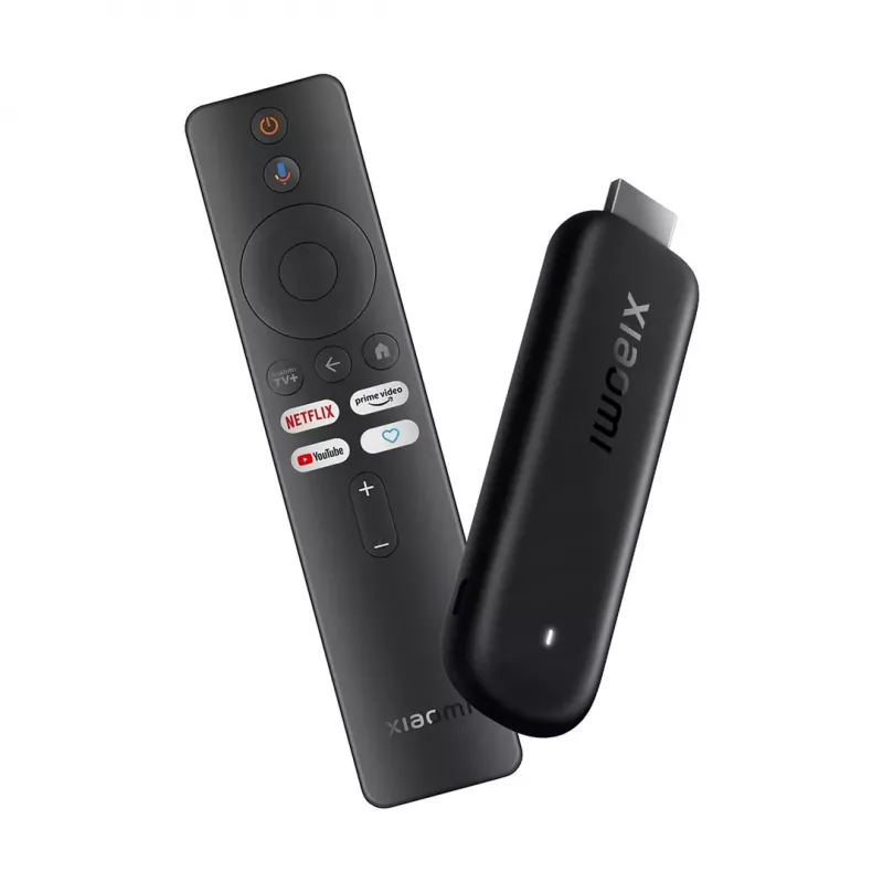 Xiaomi TV Stick HD (2nd Gen) - 1080p Streaming Media Player, Android TV 11, 1GB RAM, 8GB Storage, Bluetooth 5.0, čierny