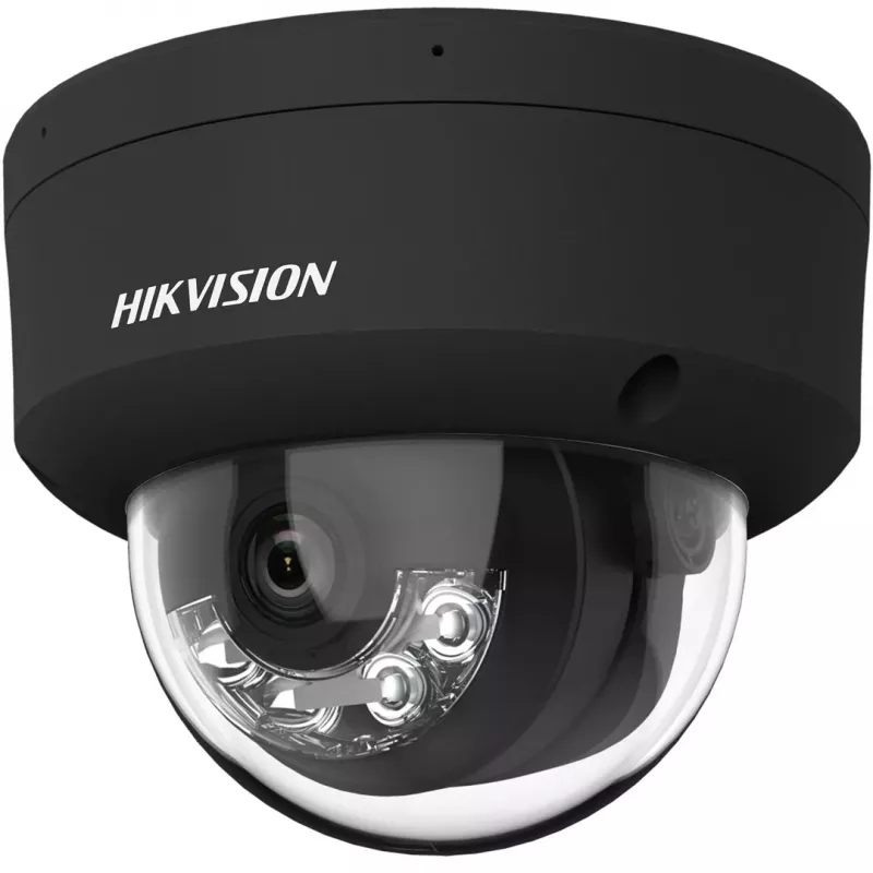 Hikvision DS-2CD2143G2-LIS2U(2,8mm)(BLACK) 4MP AcuSense Dome IP bezpečnostná kamera, 2,8mm pevná šošovka, čierna