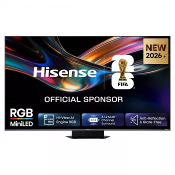 HISENSE 65UR9DS 65-palcový 4K UHD RGB MiniLED Smart TV, 170Hz, 6ms, HDR, WiFi, Bluetooth, čierna/sivá