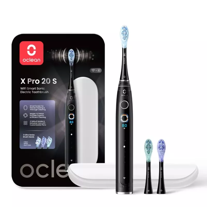 OCLEAN X Pro 20 S elektrická zubná kefka čierna