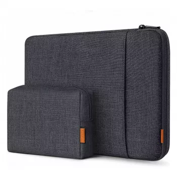 Inateck 16 Taška na notebook s puzdrom na príslušenstvo LB01006/S1, čierno-sivá