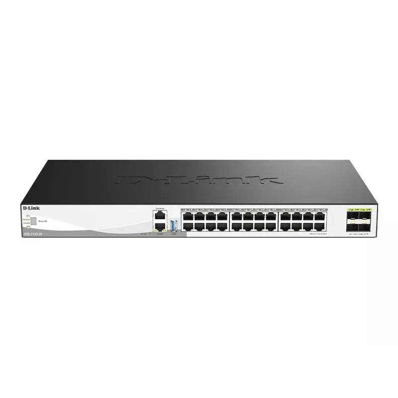 D-Link DXS-3130-28/E 24-portový 10G Managed Layer 3 Stackable switch