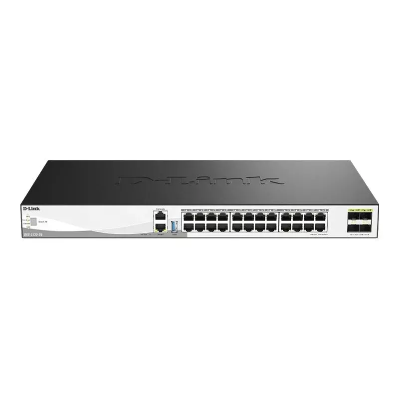 D-Link DXS-3130-28/E 24-portový 10G Managed Layer 3 Stackable switch