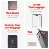 KEYSMART SmartLock TSA Approved Find My zámok čierny