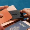 Chipolo CARD & LOOP nabíjateľný Bluetooth tracker balenie pre iOS & Android, Charcoal