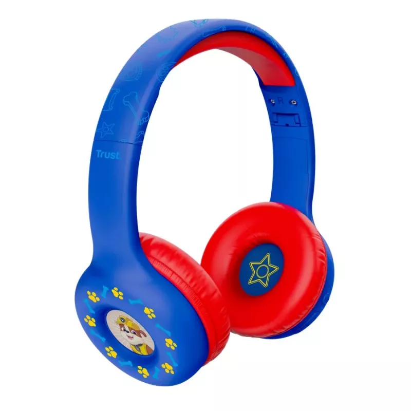 TRUST Nouna bezdrôtové detské slúchadlá PAW Patrol modré