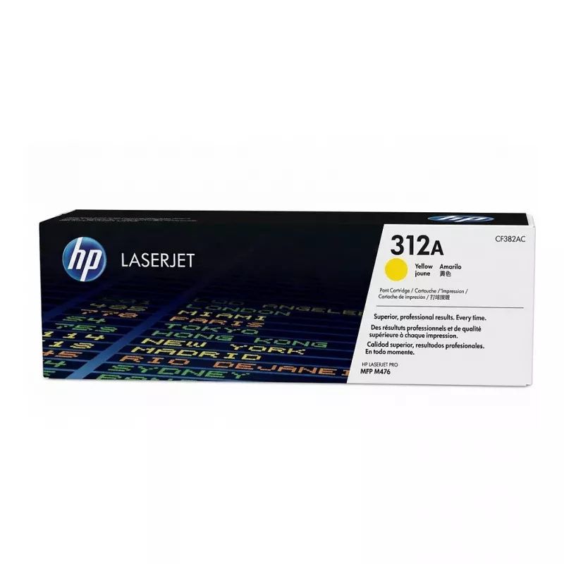 HP 312A (CF382AC) originálna tonerová kazeta, žltá, 2 700 strán