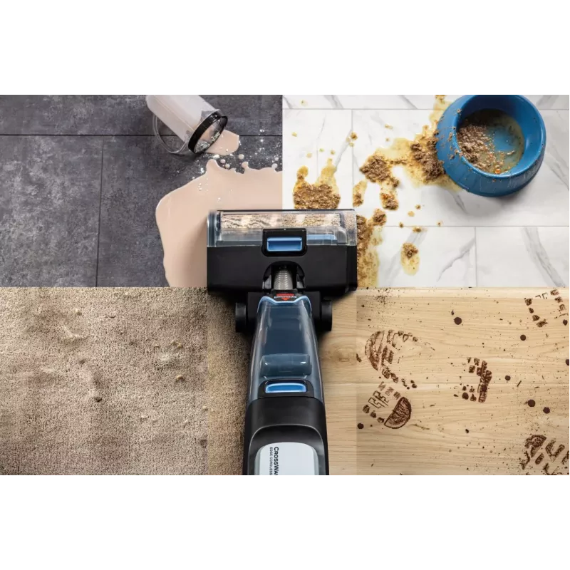 BISSELL CrossWave Edge Select akumulátorový mokrý a suchý vysávač 25,9 V čierna/teplá biela/strieborná