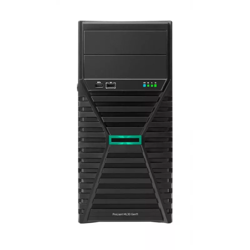 HPE ProLiant ML30 Gen11 6325P 3,5GHz 4c 1P 1x32GB-U 4LFF 2x960GB SSD 1x1000W PS EU server