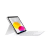 Apple Magic Keyboard Folio s trackpadom - britská angličtina (QWERTY) - biela - pre iPad (10. generácia)