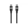 Anker USB C na USB C 240W Upcycled-Braided kábel na rýchle nabíjanie A82E2 (1,8 m, čierna)