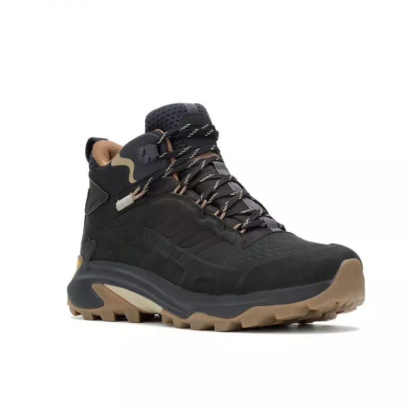 Merrell Moab Speed 2 Leather Mid turistická obuv - čierna - US pánske 10.5