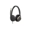 HP Poly Mission 825 káblové stereo USB headset s ANC - čierny