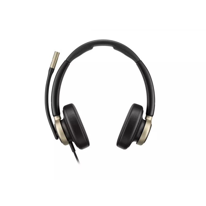 HP Poly Mission 825 káblové stereo USB headset s ANC - čierny