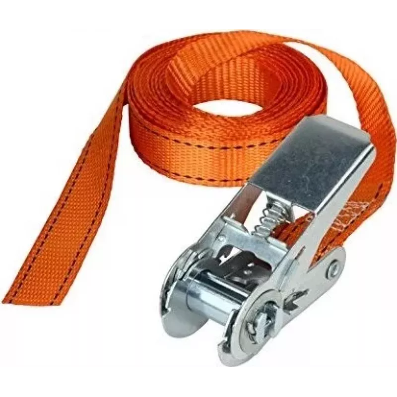Master Lock sťahovací pás s račňou 3209EURDAT - 5m, 400kg WLL, oranžový