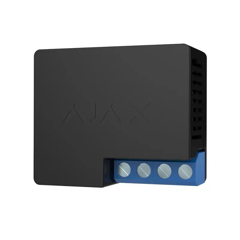 Ajax WallSwitch smart relé nástenný spínač čierny