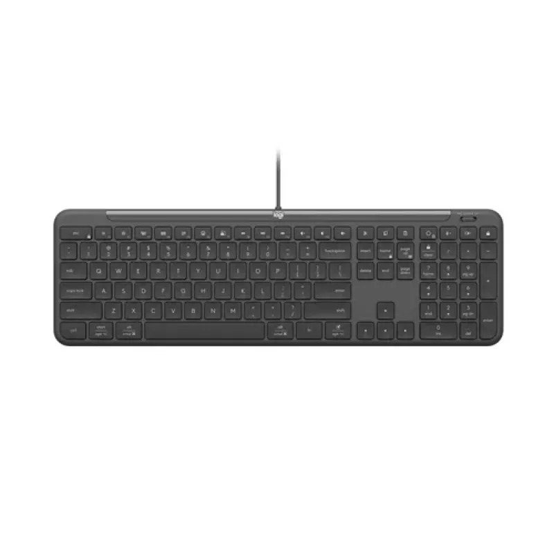 Logitech Signature Slim Wired K620 for Business, švajčiarske rozloženie, Graphite