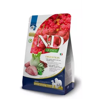 FARMINA N&D Quinoa Digestion Adult Medium Maxi jahňacie suché krmivo pre psov - 7 kg