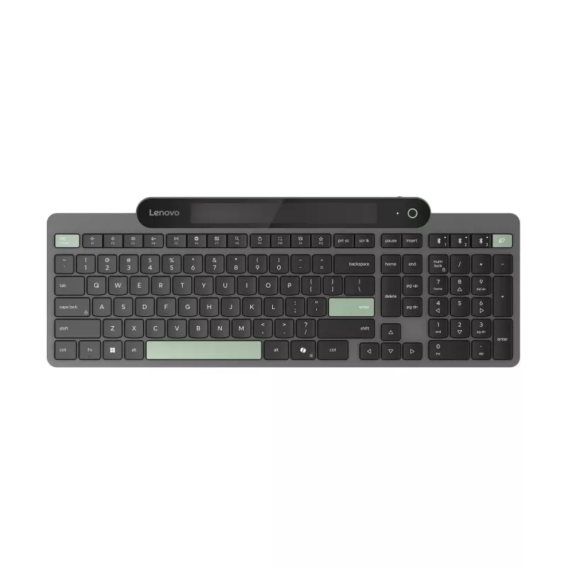 Lenovo samonabíjacia Bluetooth klávesnica Lithuanian čierna