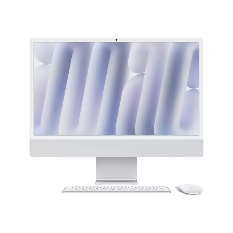 Apple iMac 24 palcov 4.5K Retina, Apple M4 8C CPU, 8C GPU/16GB/256GB SSD/Silver/ruská klávesnica