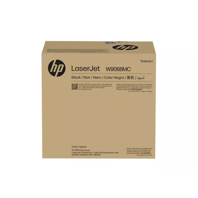 HP W9088MC čierna manažovaná tonerová kazeta LaserJet