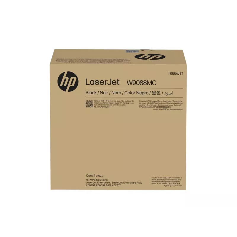 HP W9088MC čierna manažovaná tonerová kazeta LaserJet