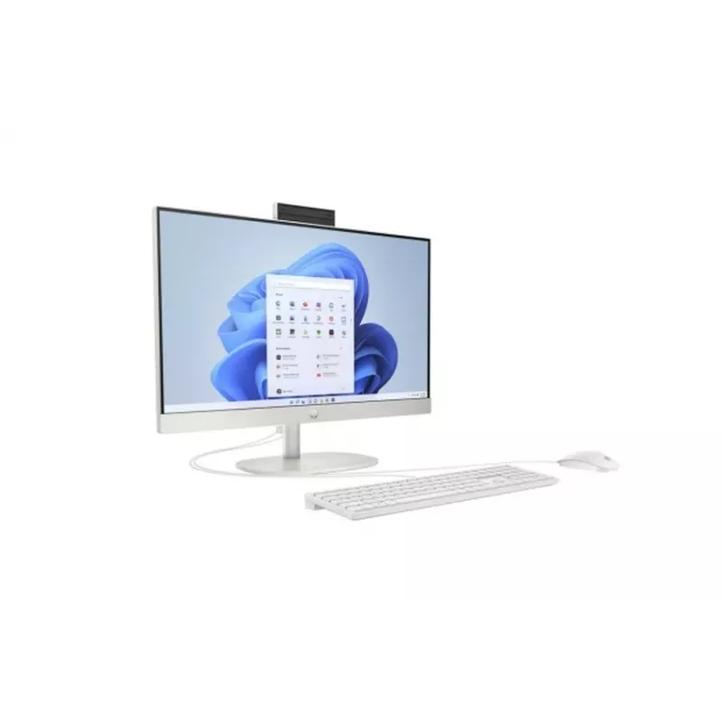 HP All-in-One 24-cr0068nf, Intel Processor N300, 8GB RAM, 256GB SSD, 23,8-palcový FHD displej, Windows 11 Home, Starry White (repasovaný)