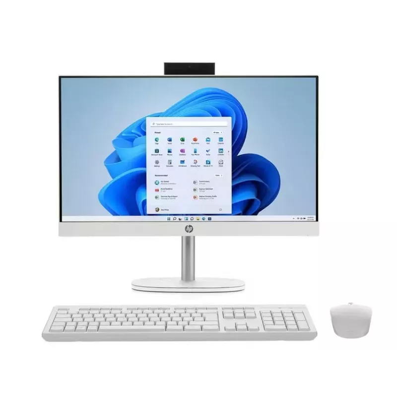 Počítač All-in-One HP 24-cr1008na, Intel Core Ultra 5 125U, 8GB DDR5 RAM, 512GB NVMe SSD, 23,8 palca Full HD, Intel Arc Graphics, Windows 11 (repasovaný)