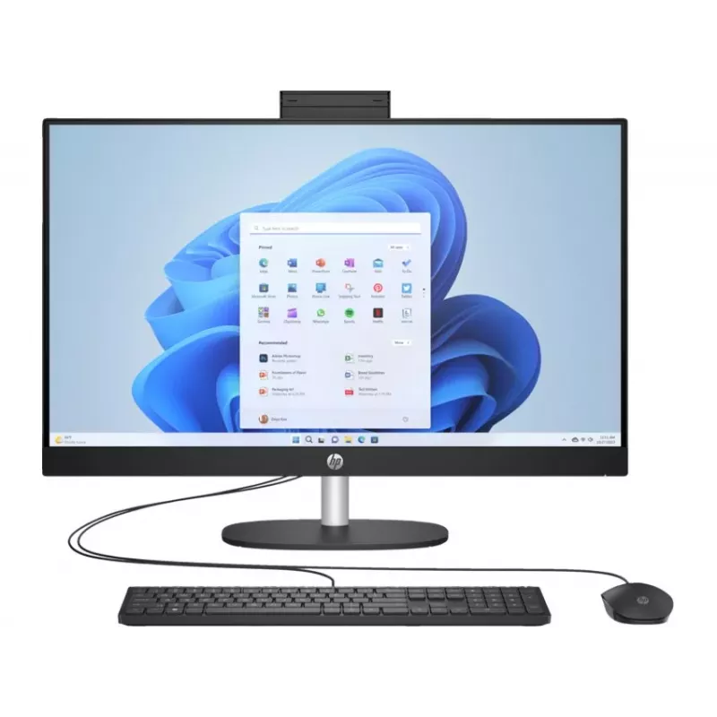 HP All-in-One 27-cr0038na, 27″ Full HD IPS, AMD Ryzen 5, 16GB RAM, 1TB SSD, Windows 11 Home, Natural Silver (repasovaný)