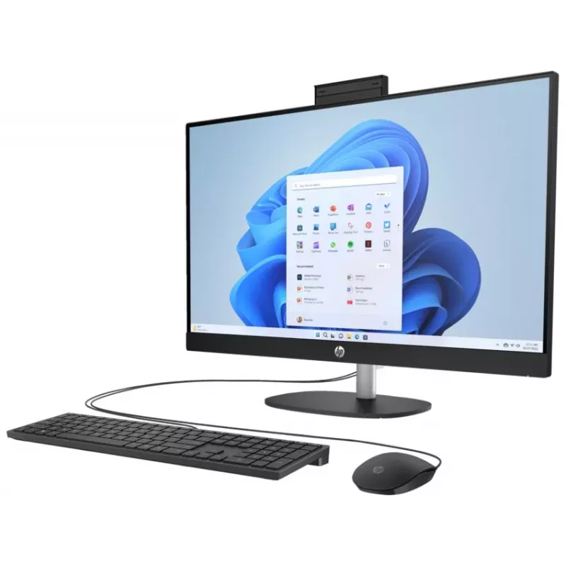 HP All-in-One 27-cr0038na, 27″ Full HD IPS, AMD Ryzen 5, 16GB RAM, 1TB SSD, Windows 11 Home, Natural Silver (repasovaný)