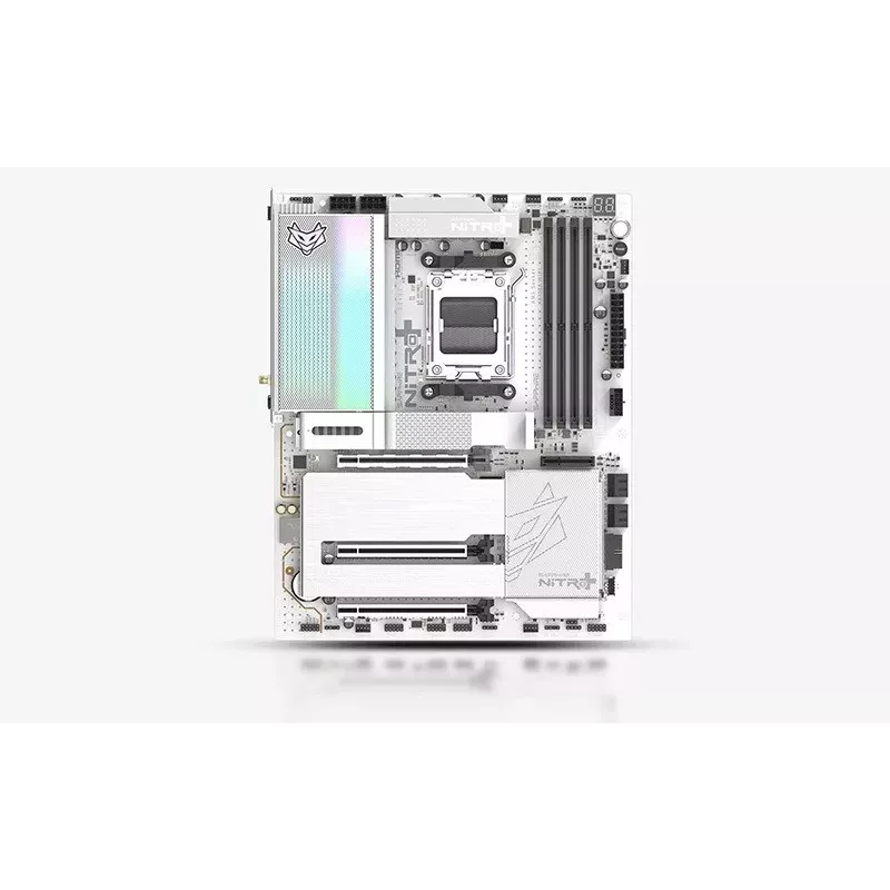 SAPPHIRE NITRO+ X870EA PHANTOMLINK P.E základná doska, AMD X870E, socket AM5, DDR5, Wi-Fi 7, biela/čierna
