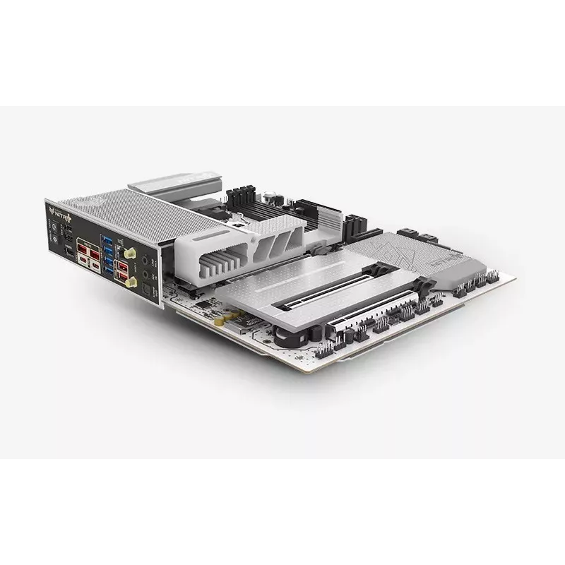 SAPPHIRE NITRO+ X870EA PHANTOMLINK P.E základná doska, AMD X870E, socket AM5, DDR5, Wi-Fi 7, biela/čierna