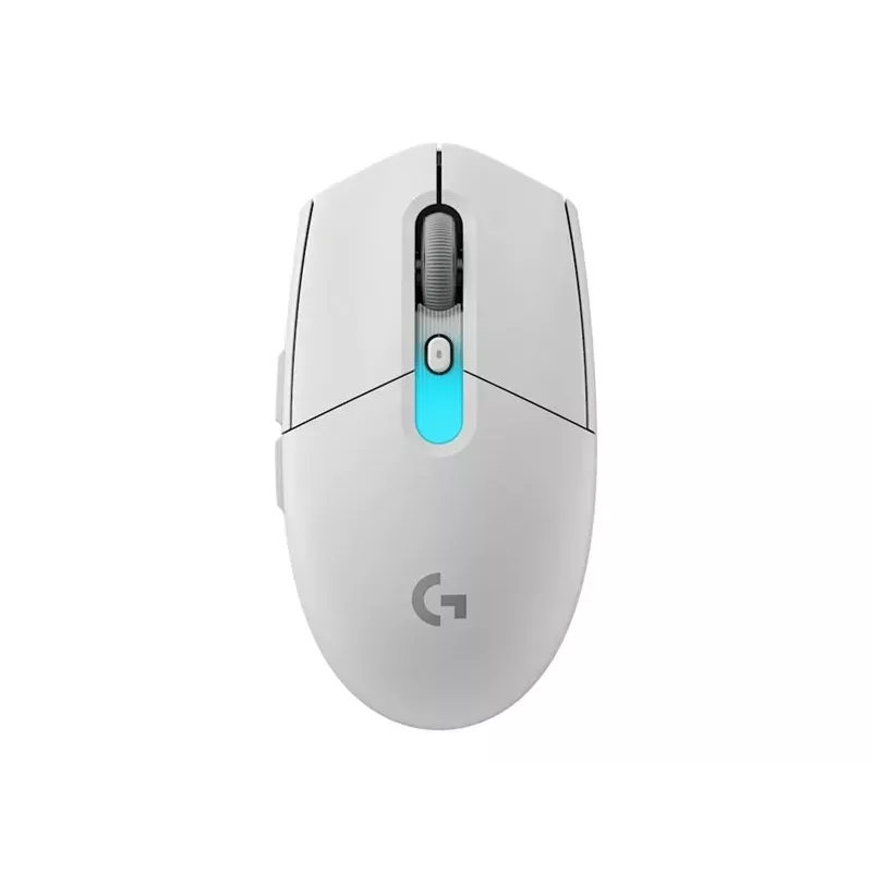Logitech G305 X SUPERLIGHT bezdrôtová herná myš - biela - 2,4 GHz - 12 000 DPI