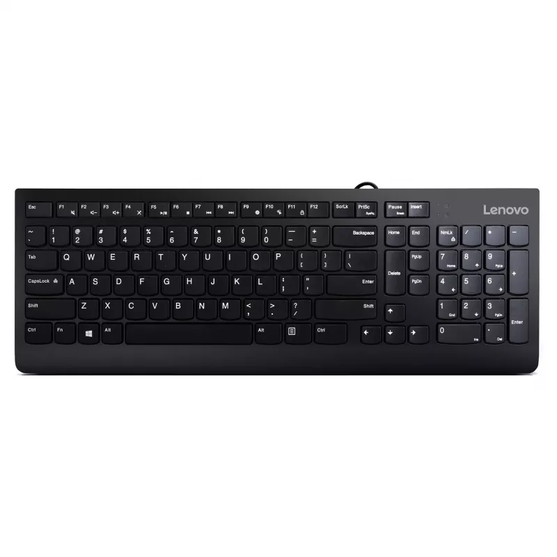 Lenovo 300 USB klávesnica - US English QWERTY - čierna