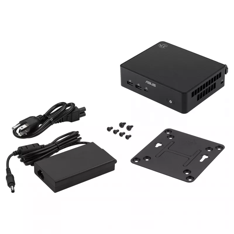 ASUS NUC 16 Pro Grand Canyon RNUC16GDKV560002 Slim Kit barebone mini PC, Intel Core Ultra 5 vPro, kábel EÚ, bez operačného systému, čierny
