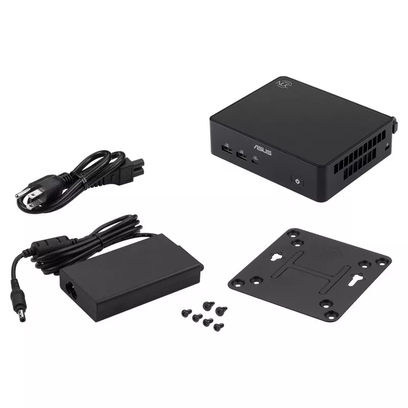 ASUS NUC 16 Pro Grand Canyon RNUC16GDKV560002 Slim Kit barebone mini PC, Intel Core Ultra 5 vPro, kábel EÚ, bez operačného systému, čierny