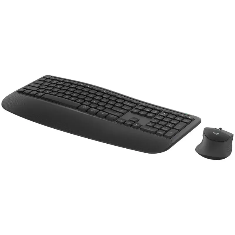 Logitech Signature Comfort Plus MK880 Wireless Combo – grafitová – US International – Bluetooth – 973