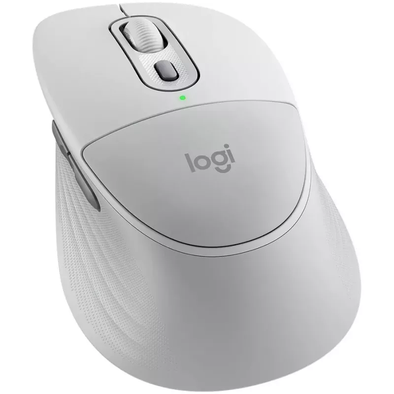 Logitech Signature Comfort Plus M850L Wireless Mouse – krémovo biela – Bluetooth