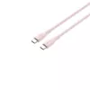 CANYON kábel USB-C na USB-C 60W 1m silikón Pink Sand